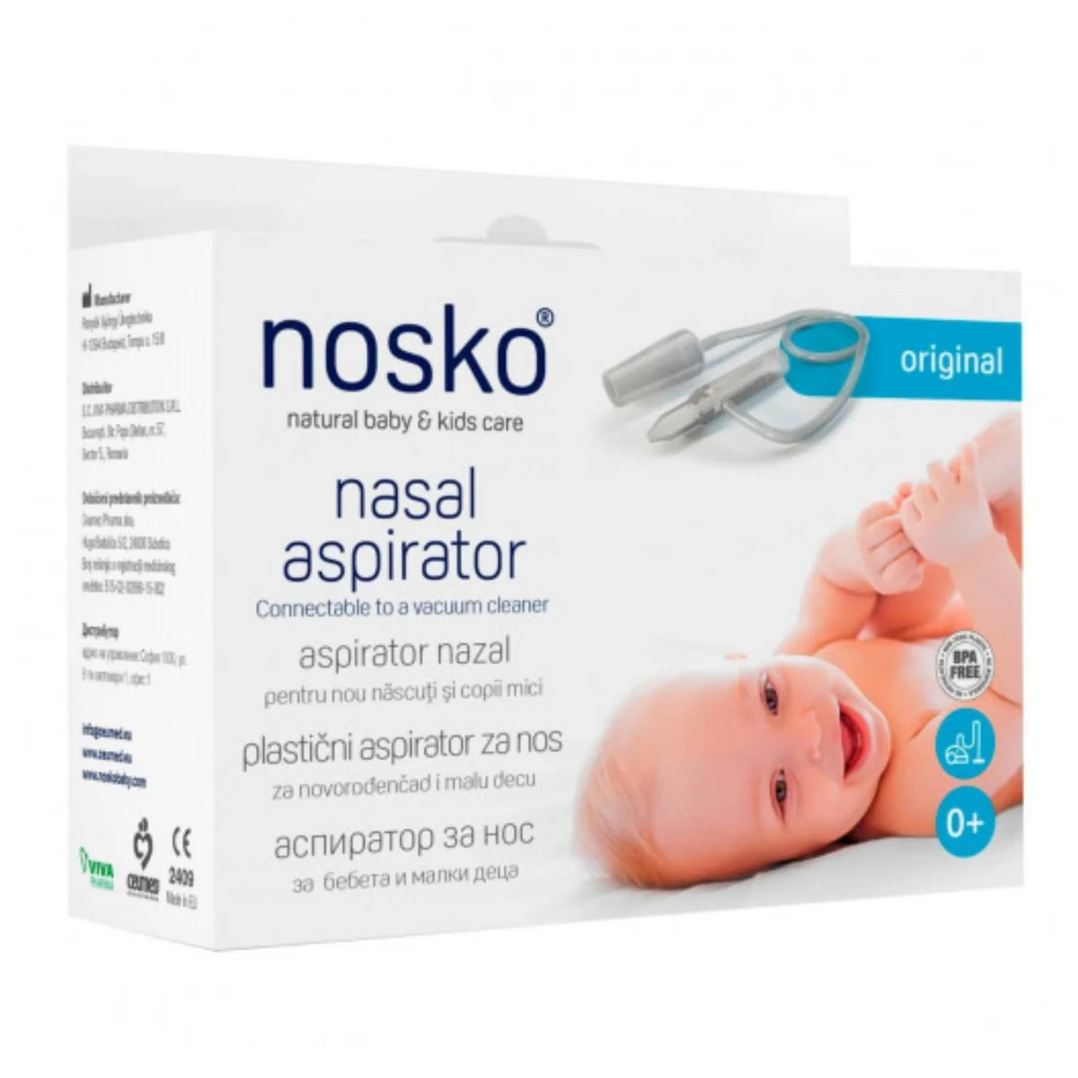 Aspirator Nazal Bebelusi 0+Luni, Nosko Original