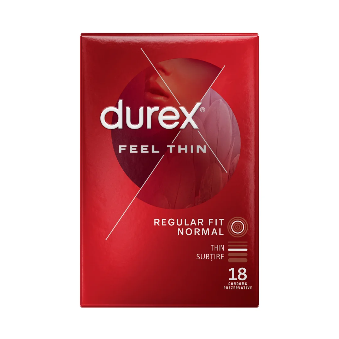 Prezervative Feel Thin, 18 Bucăți, Durex