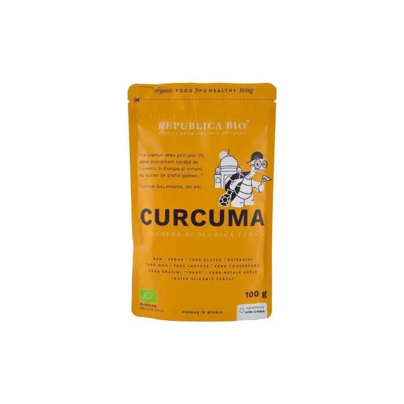 Republica Bio Curcuma (Turmeric), Pulbere Ecologica Pura, 100g