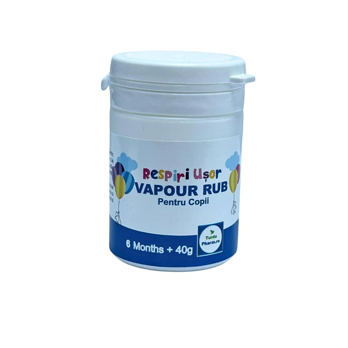 Vapour Rub Pentru Copii 6+ Luni (Respiri Ușor), 40 Gr