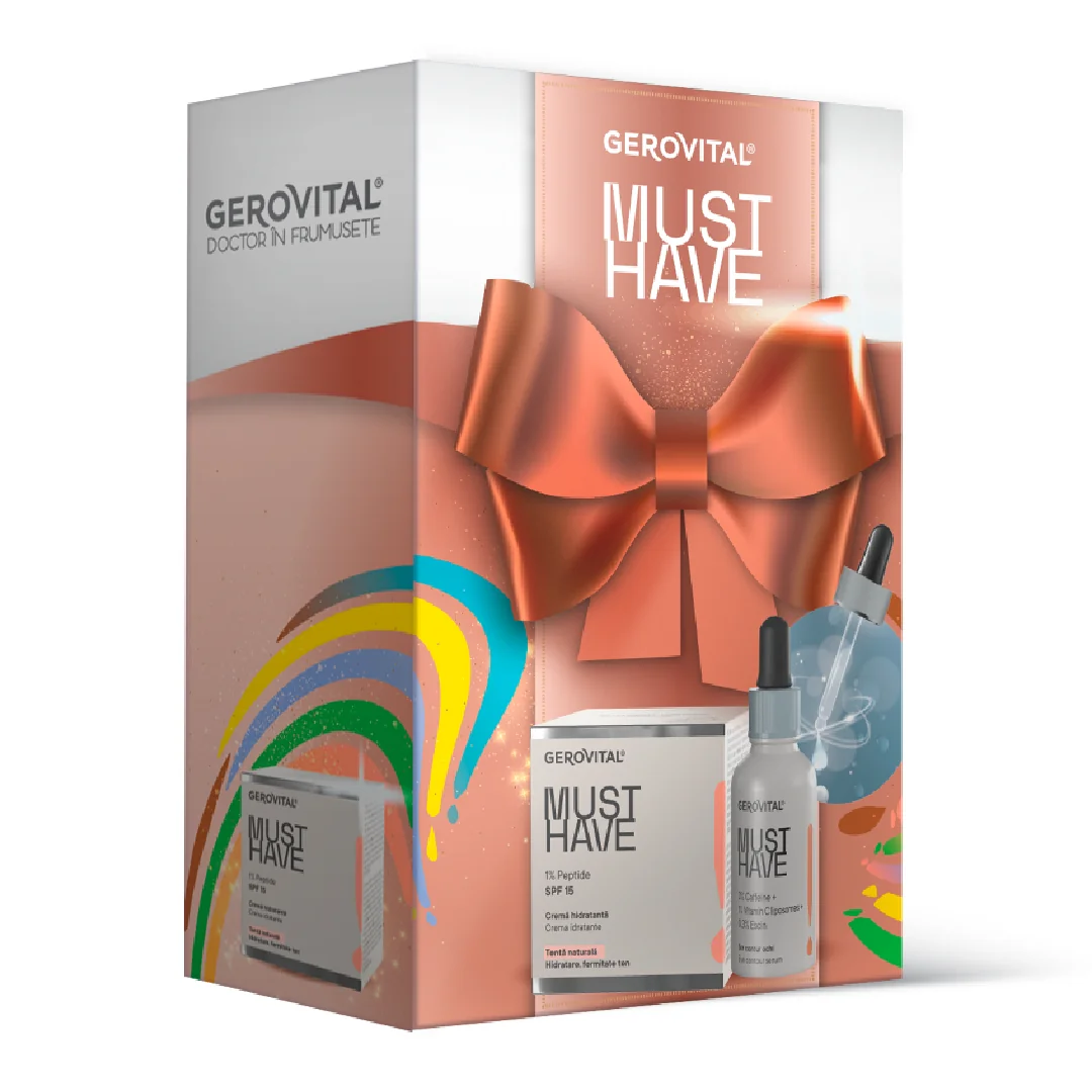 Pachet Must Have, Ser Contur Ochi Și Crema Hidratantă, Gerovital