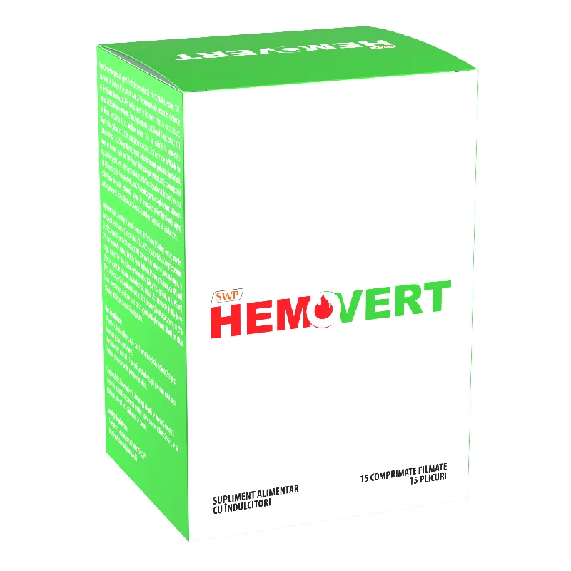 Hemovert, 15 Plicuri + 15 Comprimate Filmate, Sun Wave Pharma
