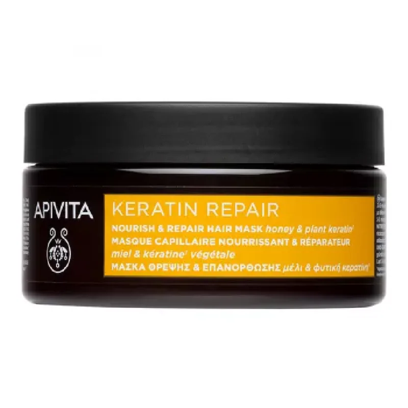 Masca Reparatoare Cu Keratina, 200 Ml, Apivita