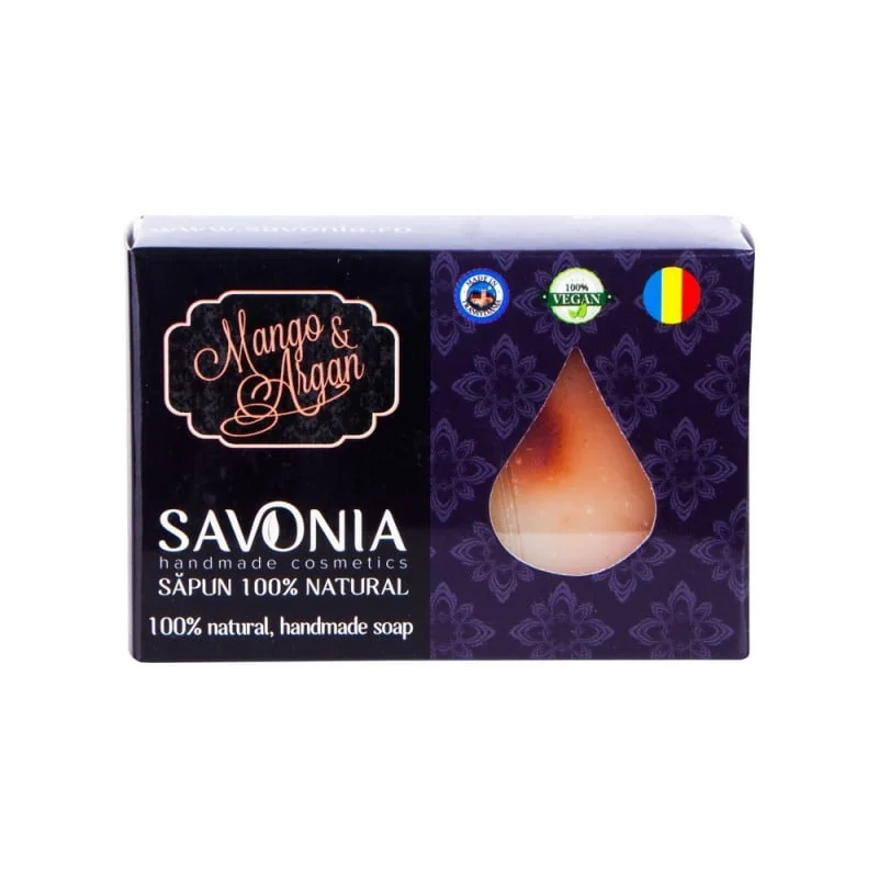 Sapun Natural Mango Si Argan, 90g, Savonia
