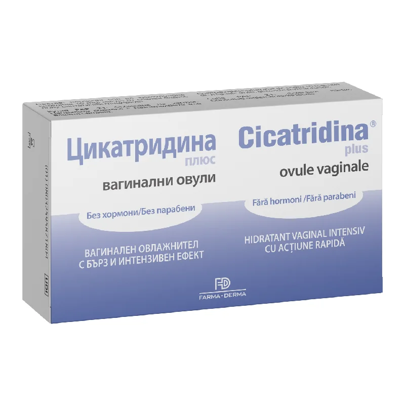 Cicatridina Plus, 10 Ovule Vaginale, Naturpharma