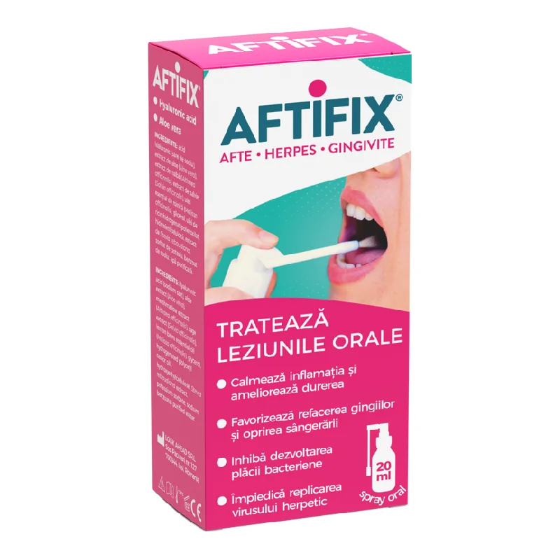 Spray Oral Aftifix, 20 Ml, Fiterman Pharma