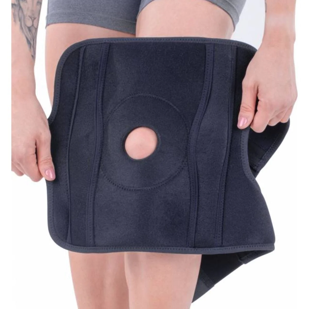 Orteza De Genunchi Mobilă Cu Articulații Metalice Laterale