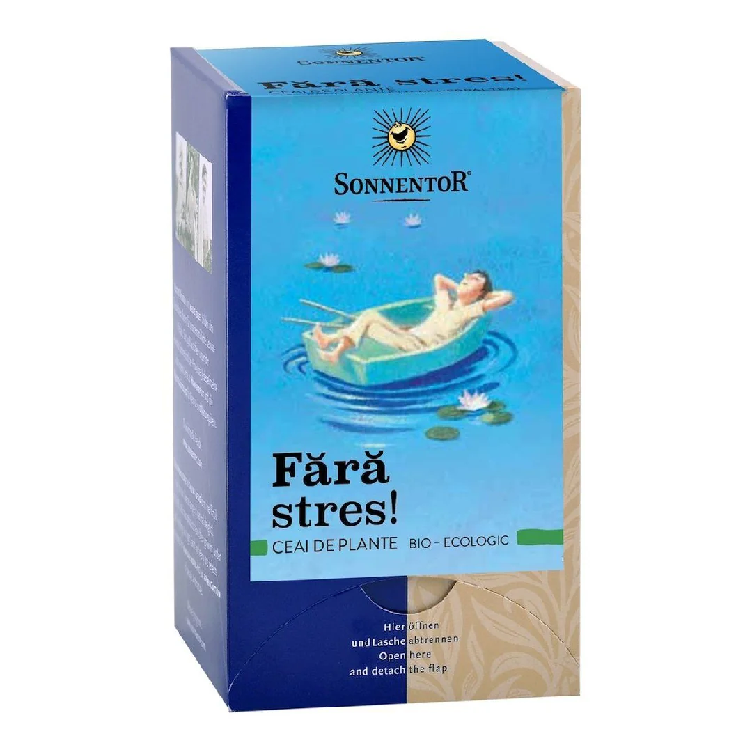 Ceai Bio Fara Stres, 18 Plicuri, Sonnentor