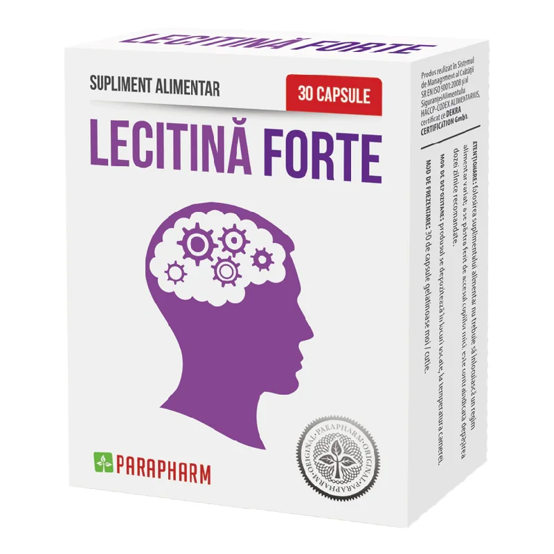 Lecitina Forte, 30 Capsule, Parapharm