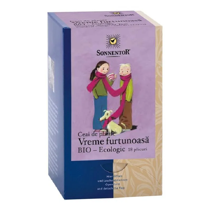 Ceai Bio Vreme Furtunoasa, 18 Plicuri, Sonnentor