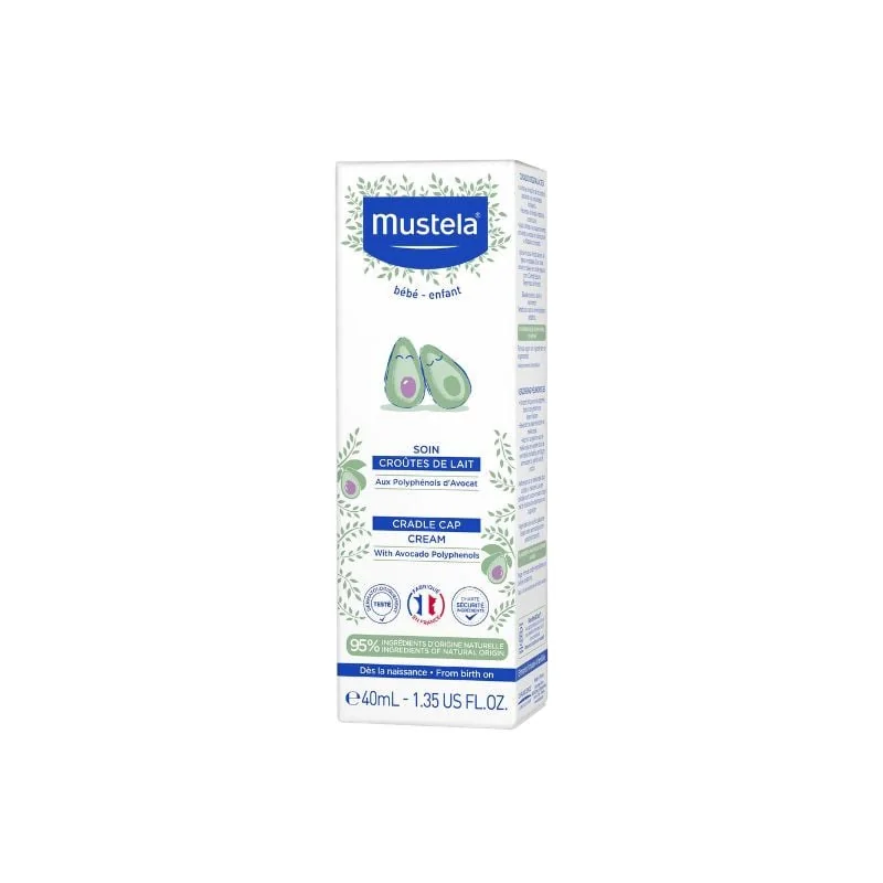 Crema Împotriva Scuamelor De Lapte, +0 Luni, 40 Ml, Mustela