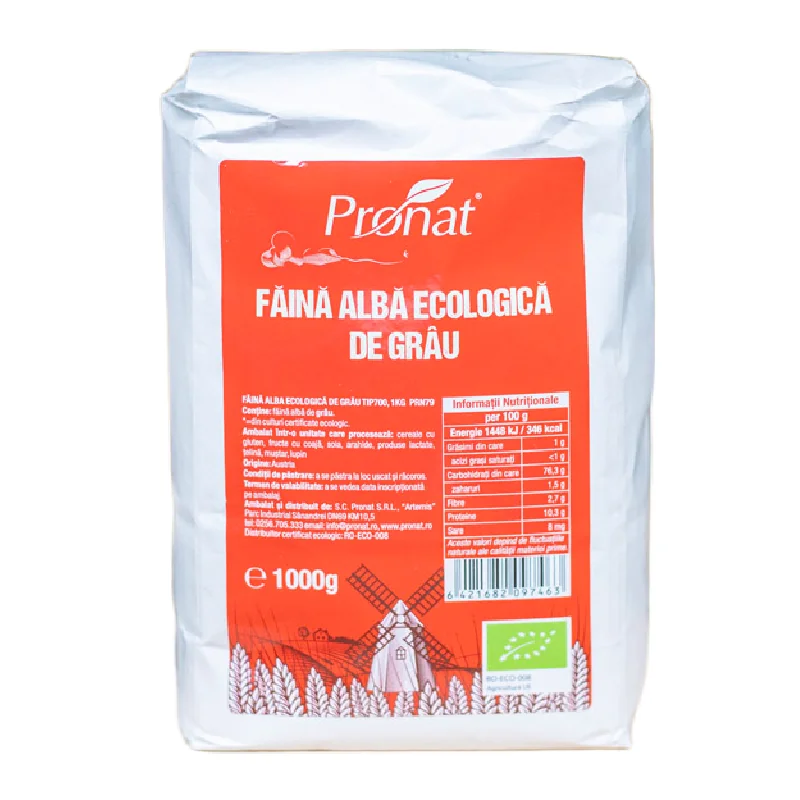 Faina Alba De Grau Bio, Tip 700, 1kg, Pronat
