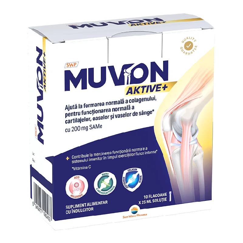 Muvon Aktive Plus, 10 Fiole*25 Ml, Sun Wave Pharma