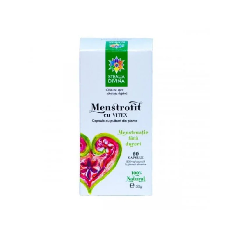 Steaua Divina Menstrofit Cu Vitex, 60 Capsule