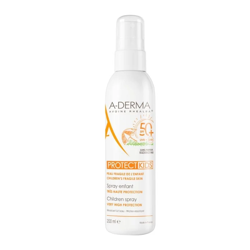 Spray Protecție Solară Pentru Copii SPF 50+, 200 Ml, A-Derma Protect