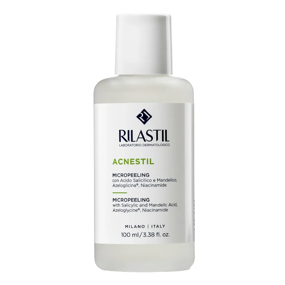 Lotiune Exfolianta Delicata Pentru Fata Si Corp Acnestil, 100 Ml, Rilastil