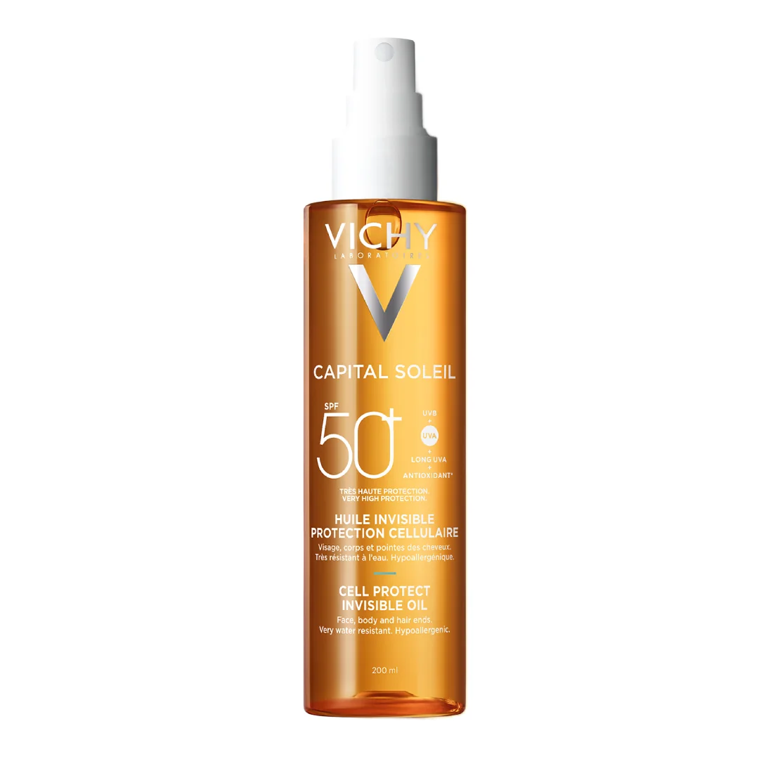 Ulei Invizibil Capital Soleil Cell Protect, Spf50+, 200 Ml, Vichy