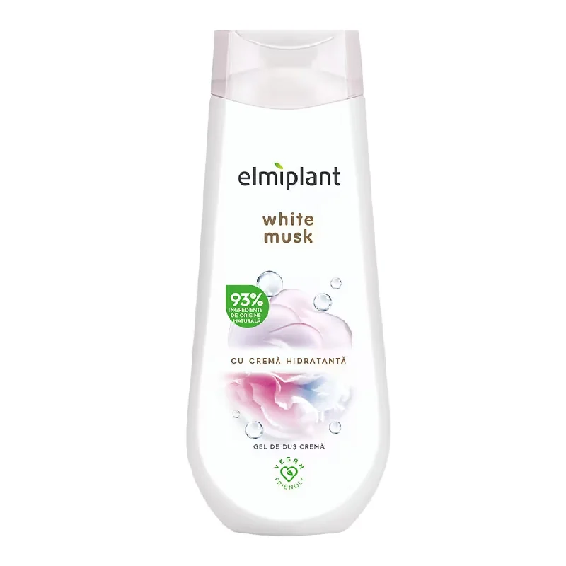 Gel Crema De Dus Musk Alb, 400ml, Elmiplant