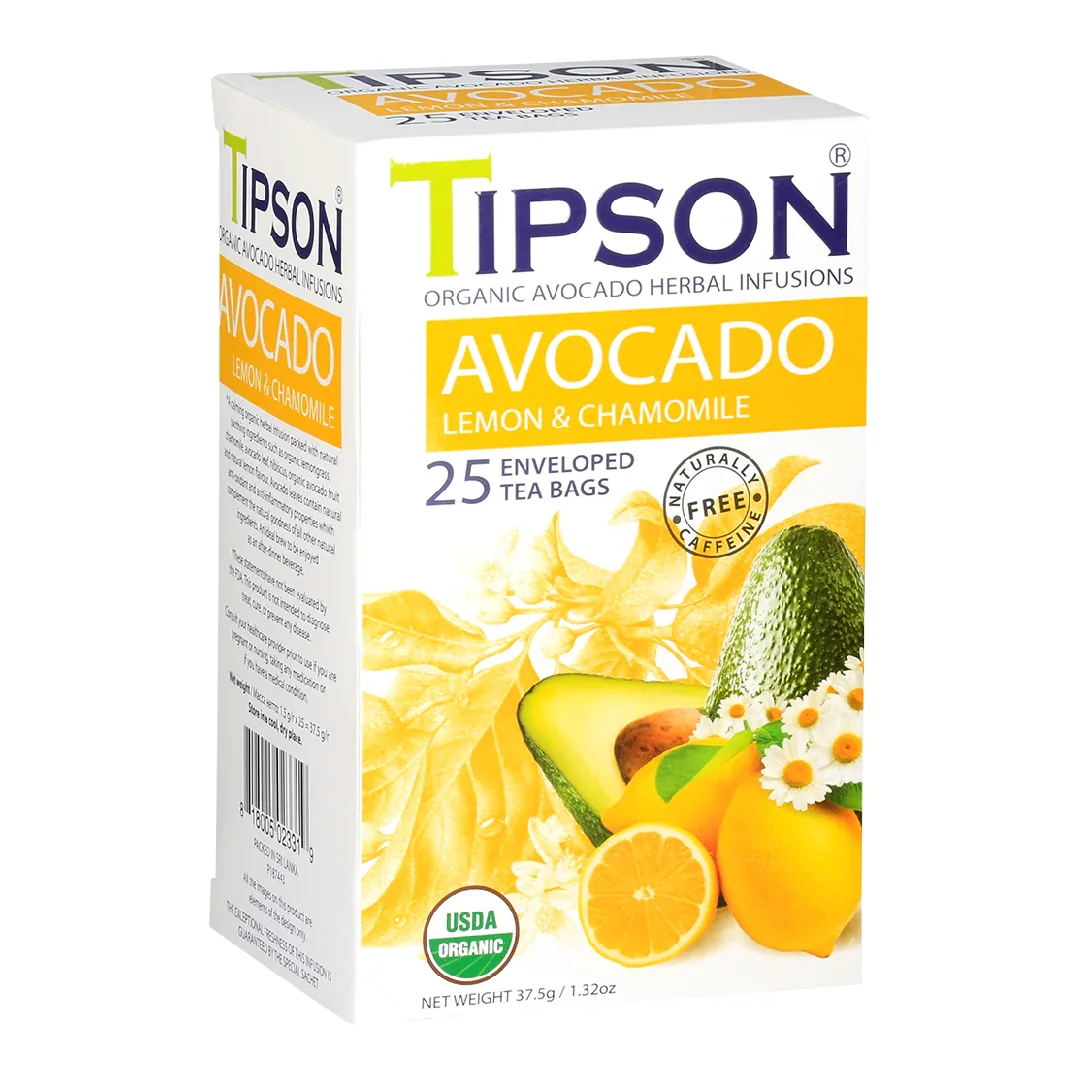 Ceai Eco Avocado, Lamaie Și Mușetel, 25 Plicuri, Tipson