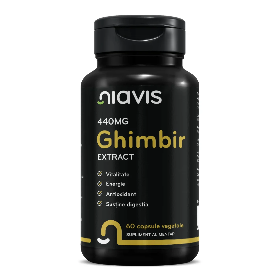 Ghimbir Extract, 440 Mg, 60 Capsule, Niavis