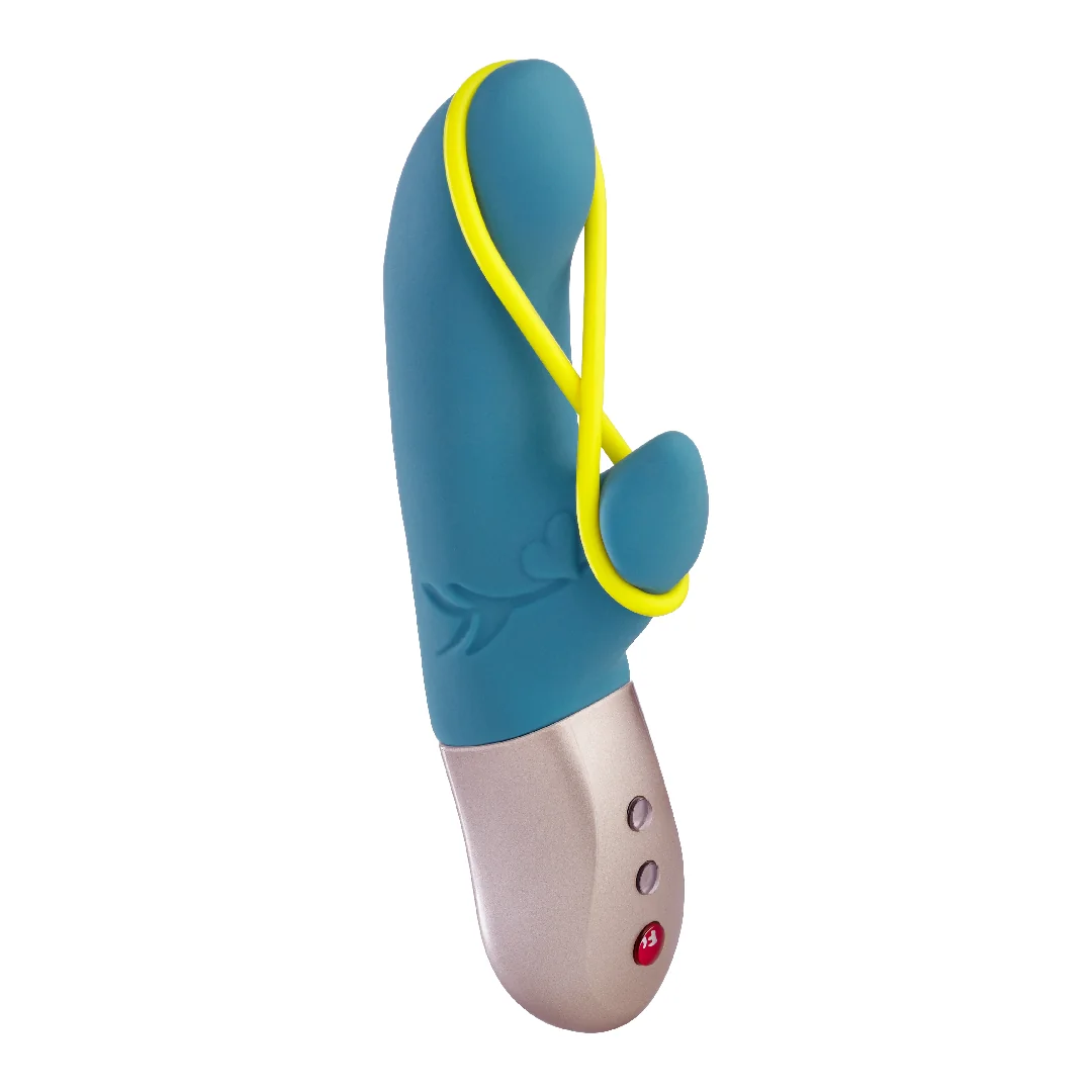 Vibrator Amorino Petrol/Neon Yellow, Fun Factory