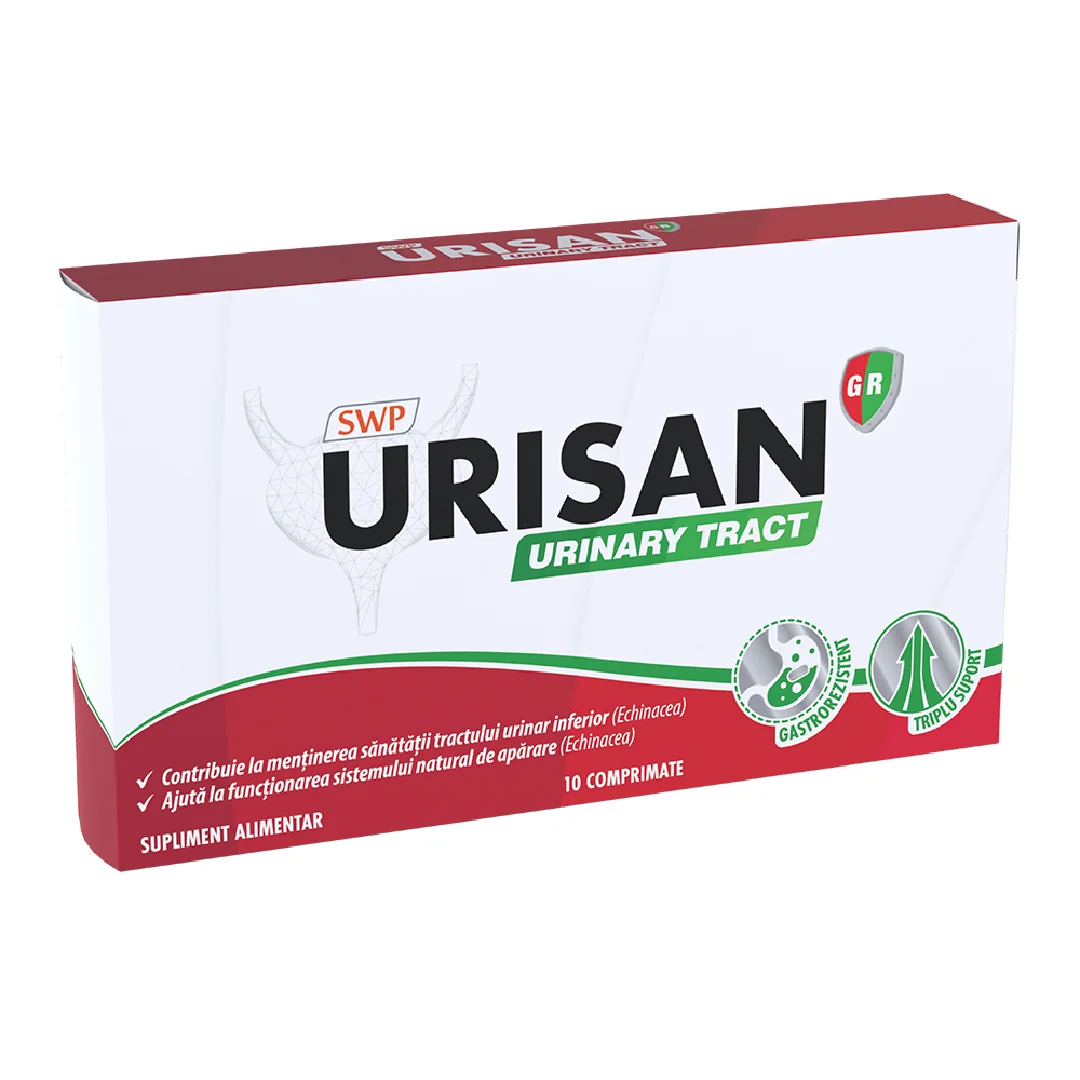 Urisan Gr Urinary Tract, 10 Comprimate, Sun Wave Pharma