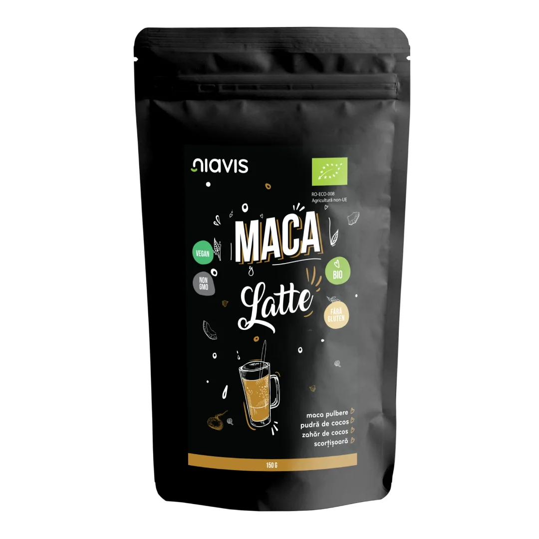 Maca Latte Pulbere Ecologica, 150 G, Niavis