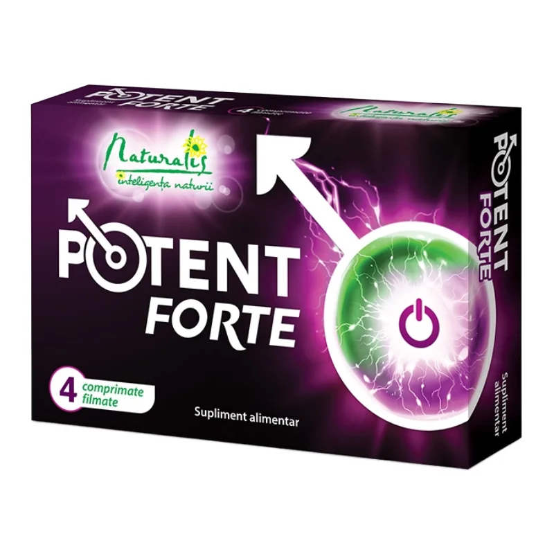 Potent Forte, 4 Comprimate, Naturalis