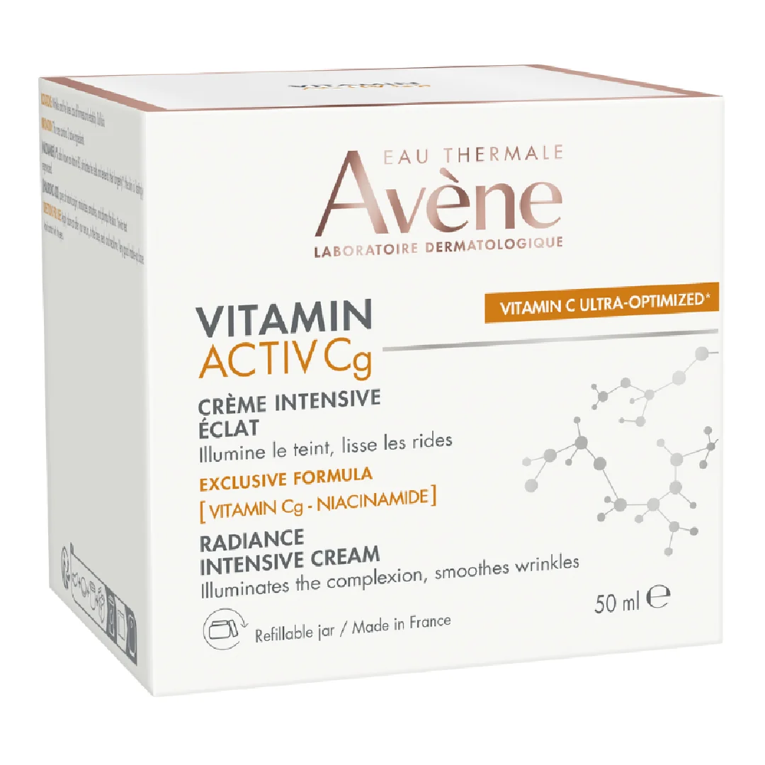 Crema De Fata Intensiva Cu Efect De Luminozitate Vitamin Activ Cg, 50 Ml, Avene