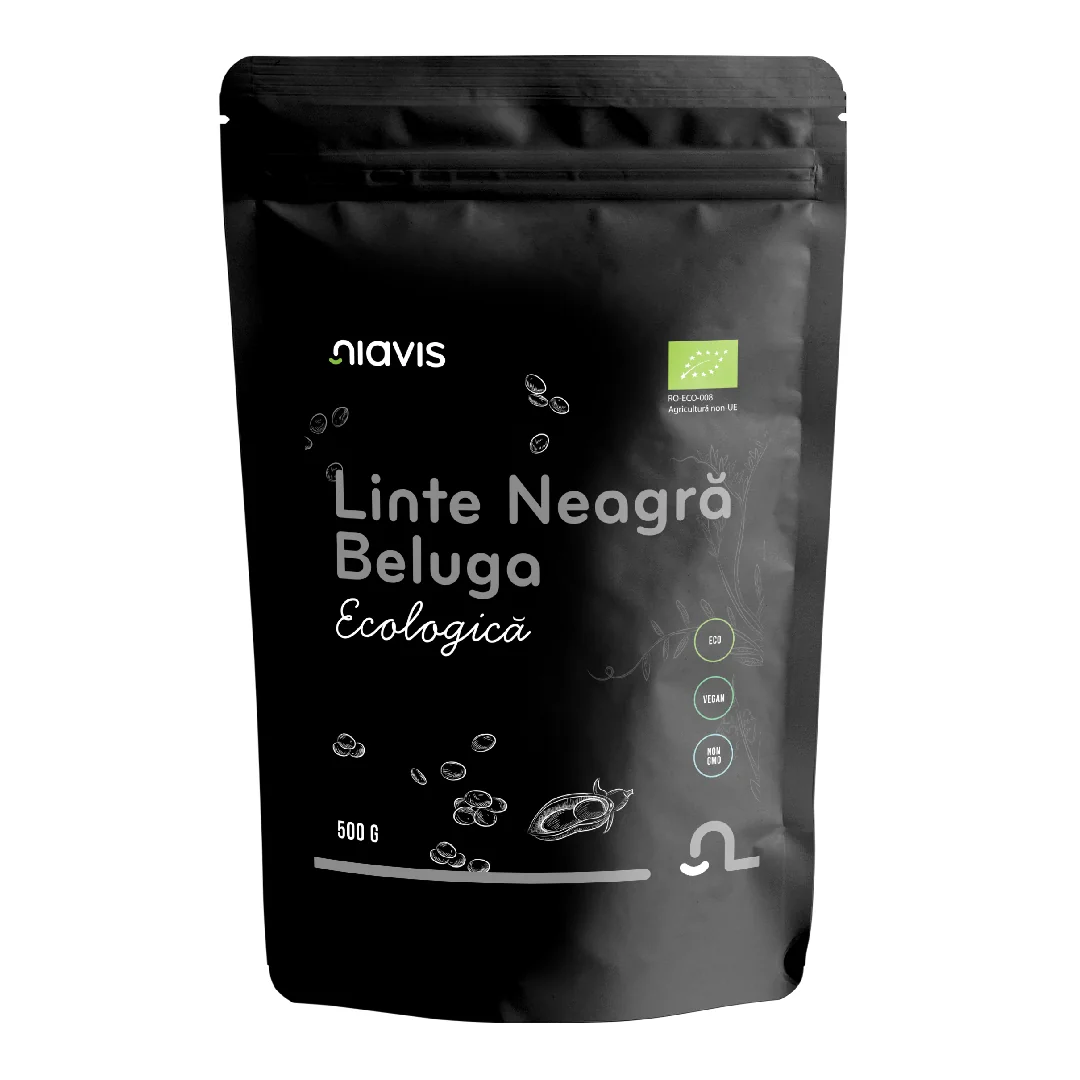 Linte Neagră Beluga Bio, 500 G, Niavis