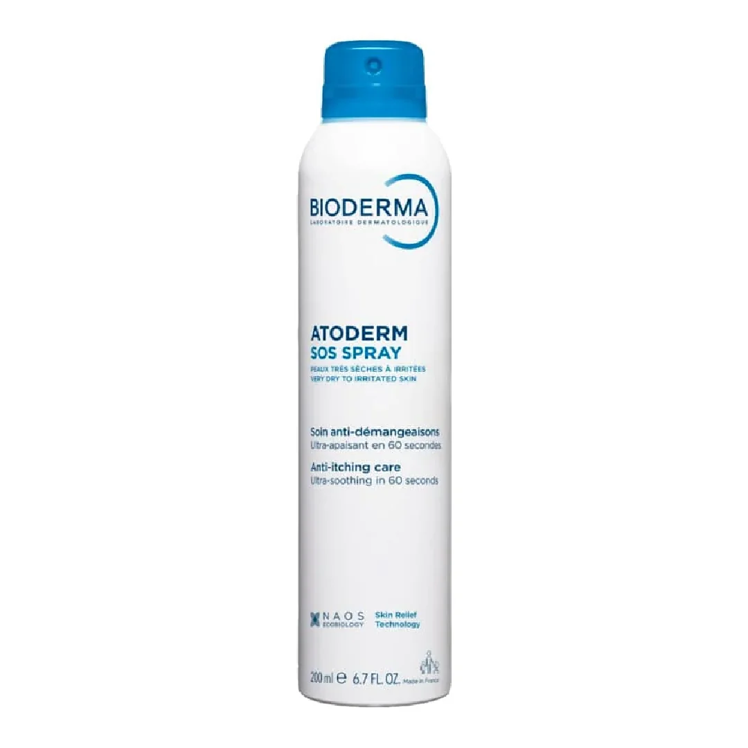 Spray Anti-Prurit Atoderm SOS, 200 Ml, Bioderma