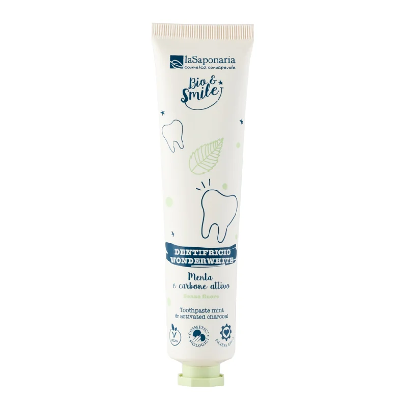 Pasta De Dinti Pentru Albire Cu Menta Si Carbune, 75ml, La Saponaria