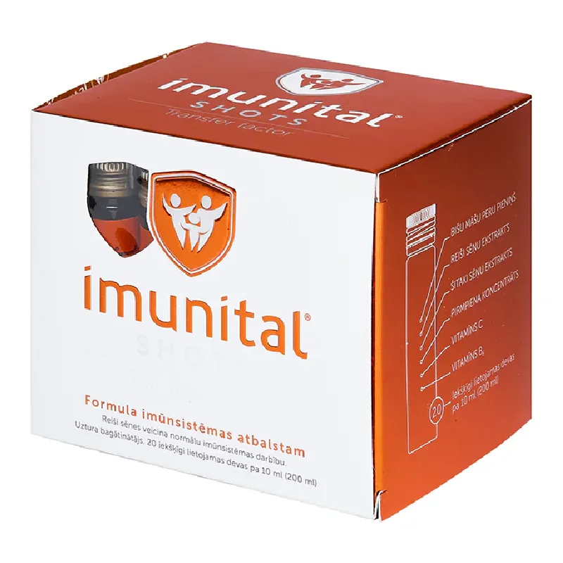 Imunital Shots Pentru Sistemul Imunitar, 20 Bucăți*10 Ml, Valentis