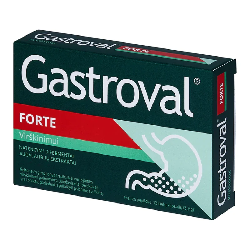 Gastroval Forte, 12 Capsule, Valentis