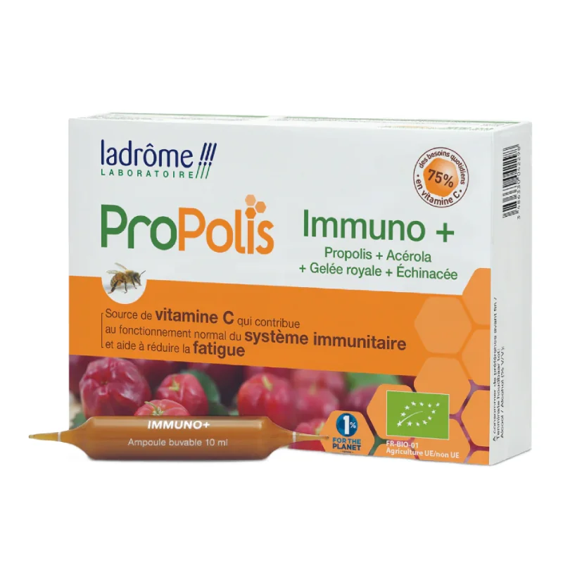 Immuno Propolis Fiole, 20 Bucăți*10 Ml, Ladrome Laboratoire