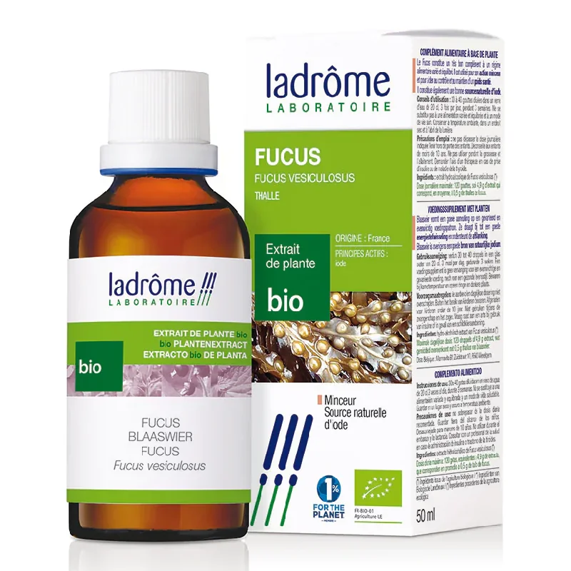 Tinctura Bio De Alga Marina Bruna, 50ml, Ladrome Laboratoire