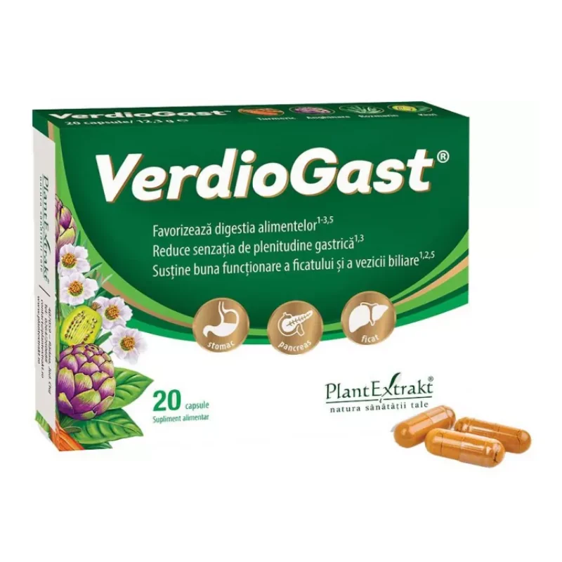 VerdioGast, 20 Capsule, Plantextrakt