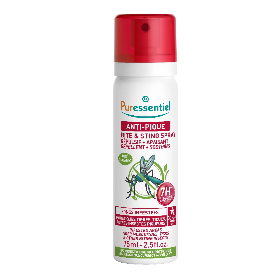 Spray Repelent Si Calmant Anti-Sting, 75ml, Puressentiel