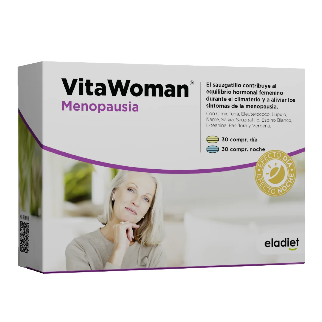 VitaWoman Ameliorarea Simptomelor Menopauzei, 60 Capsule, Eladiet