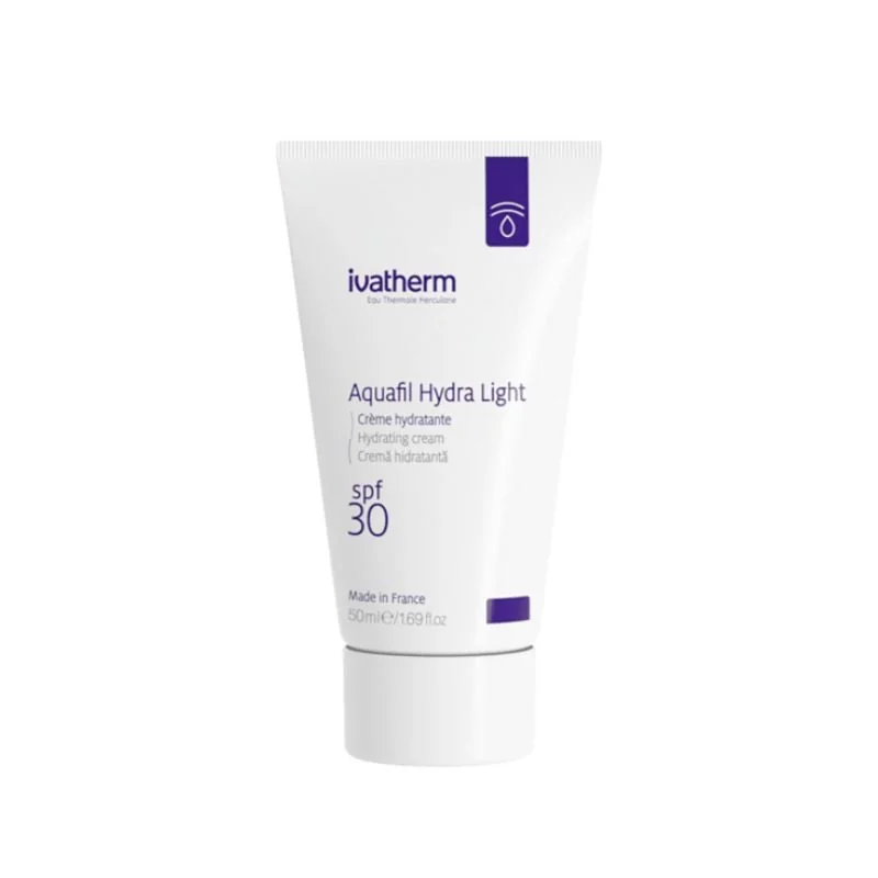 Crema Hidratanta Pentru Fata Aquafil Hydra Light SPF30, 50 Ml, Ivatherm