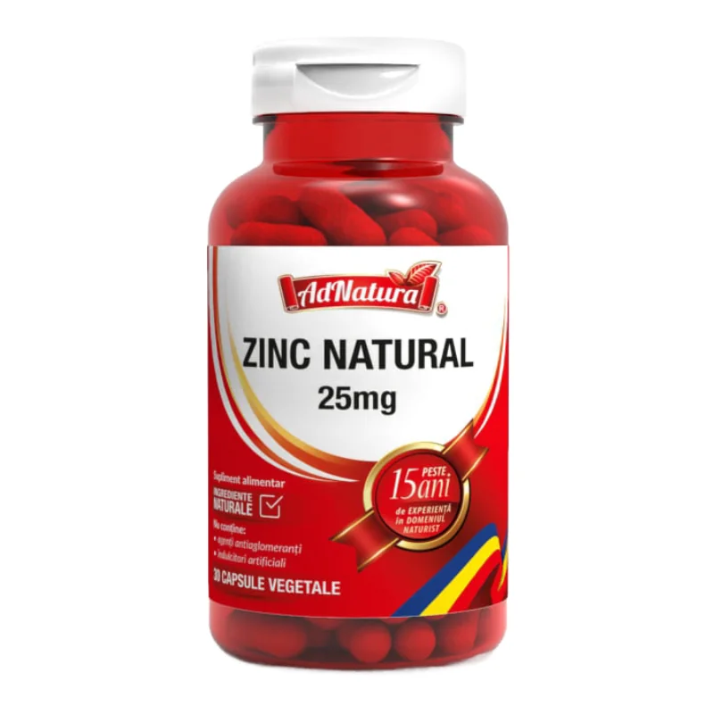 Zinc Natural, 30 Capsule, AdNatura
