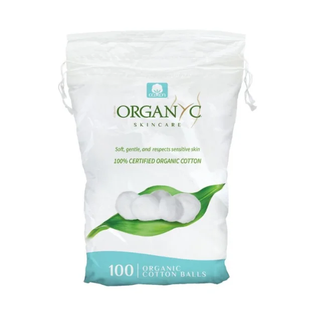 Bile De Vata Din Bumbac Organic, 100 Bucati, Organyc