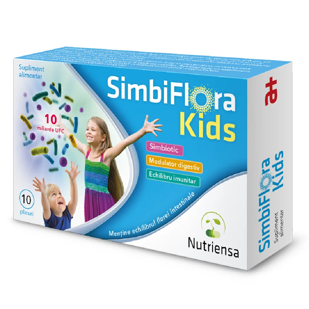 SimbiFlora Kids, 10 Plicuri, Antibiotice SA
