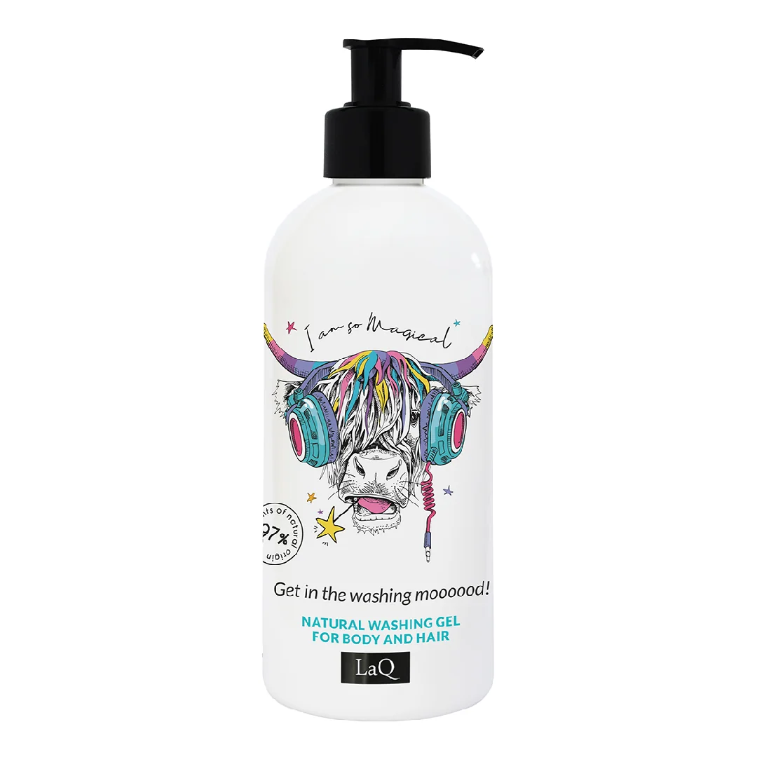Gel De Dus Și Șampon Cow X300Ml, Laq