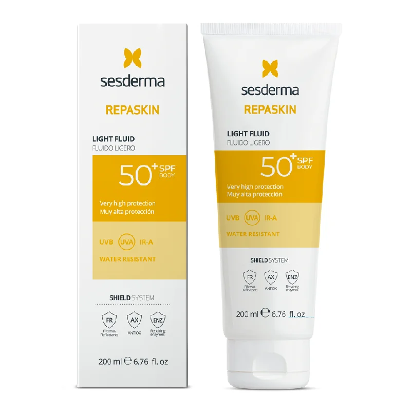 Fluid Lejer Pentru Corp Spf50, Repaskin, 200 Ml, Sesderma