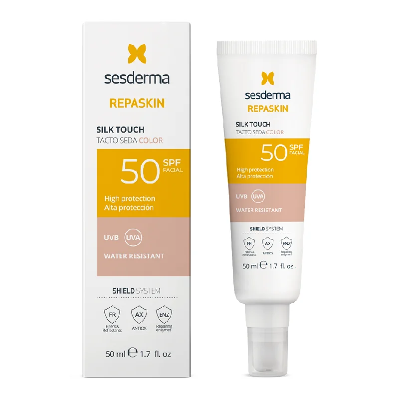 Crema De Fata Colorata Spf50, Silk Touch Color Repaskin, 50 Ml, Sesderma