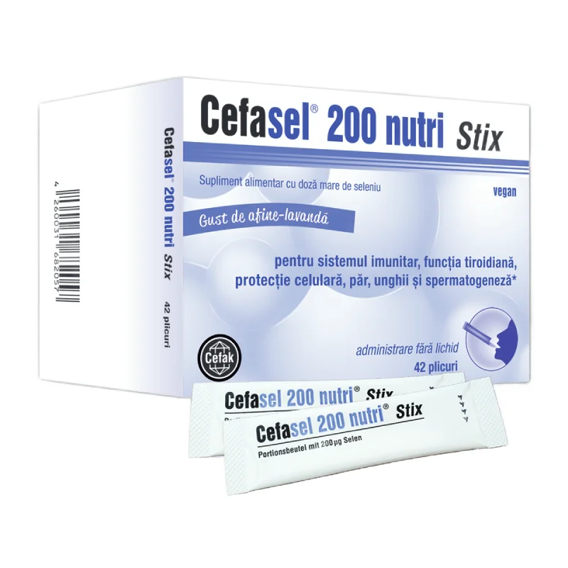 Cefasel 200 Nutri Stix, 42 Plicuri, Cefak