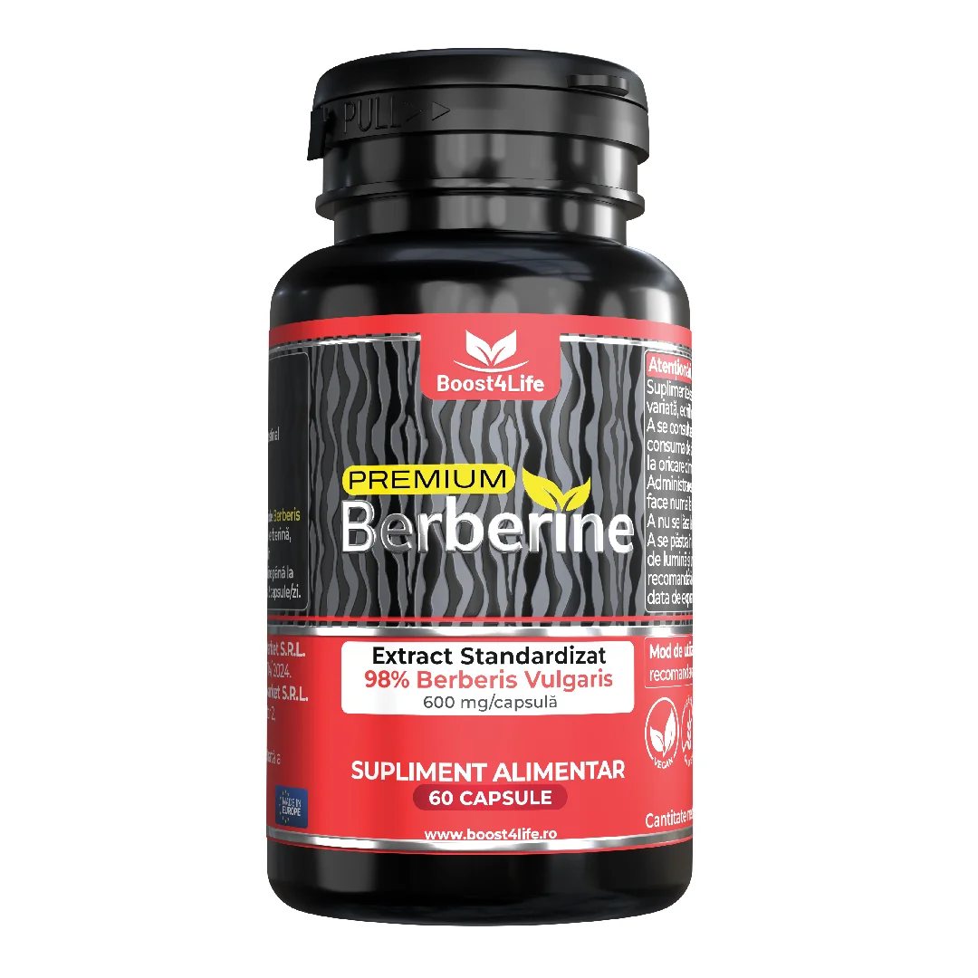 Berberine Premium 600 Mg, 60 Capsule, Boost4Life