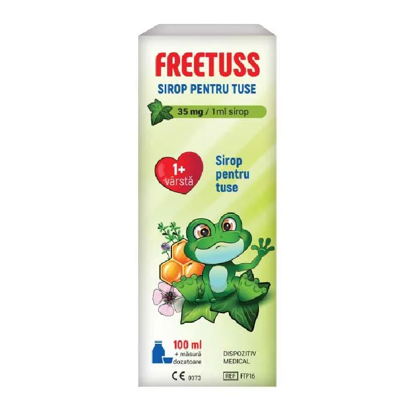 Sirop De Tuse Pentru Copii Freetuss, 100 Ml, Vedra