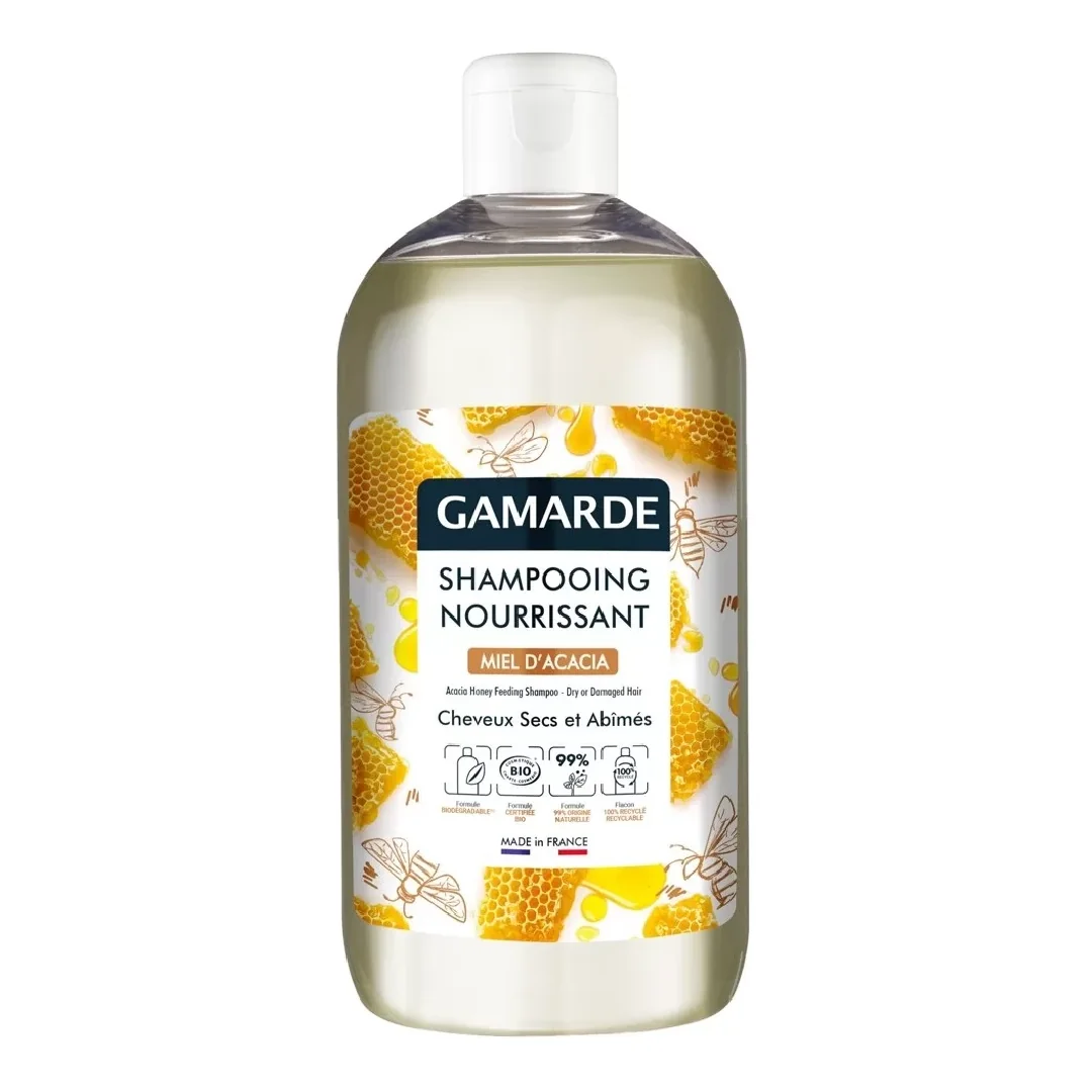 Sampon Hranitor Cu Miere Pentru Par Uscat, 500 Ml, Gamarde